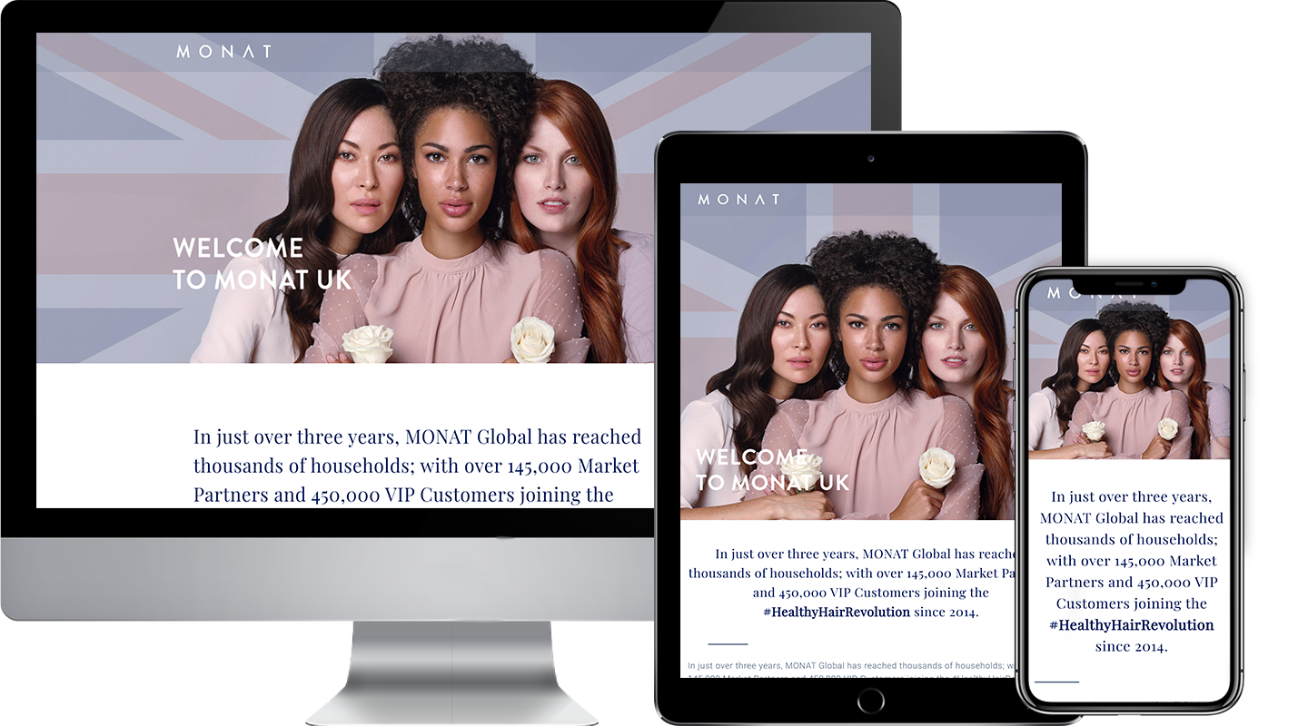 Monat responsive