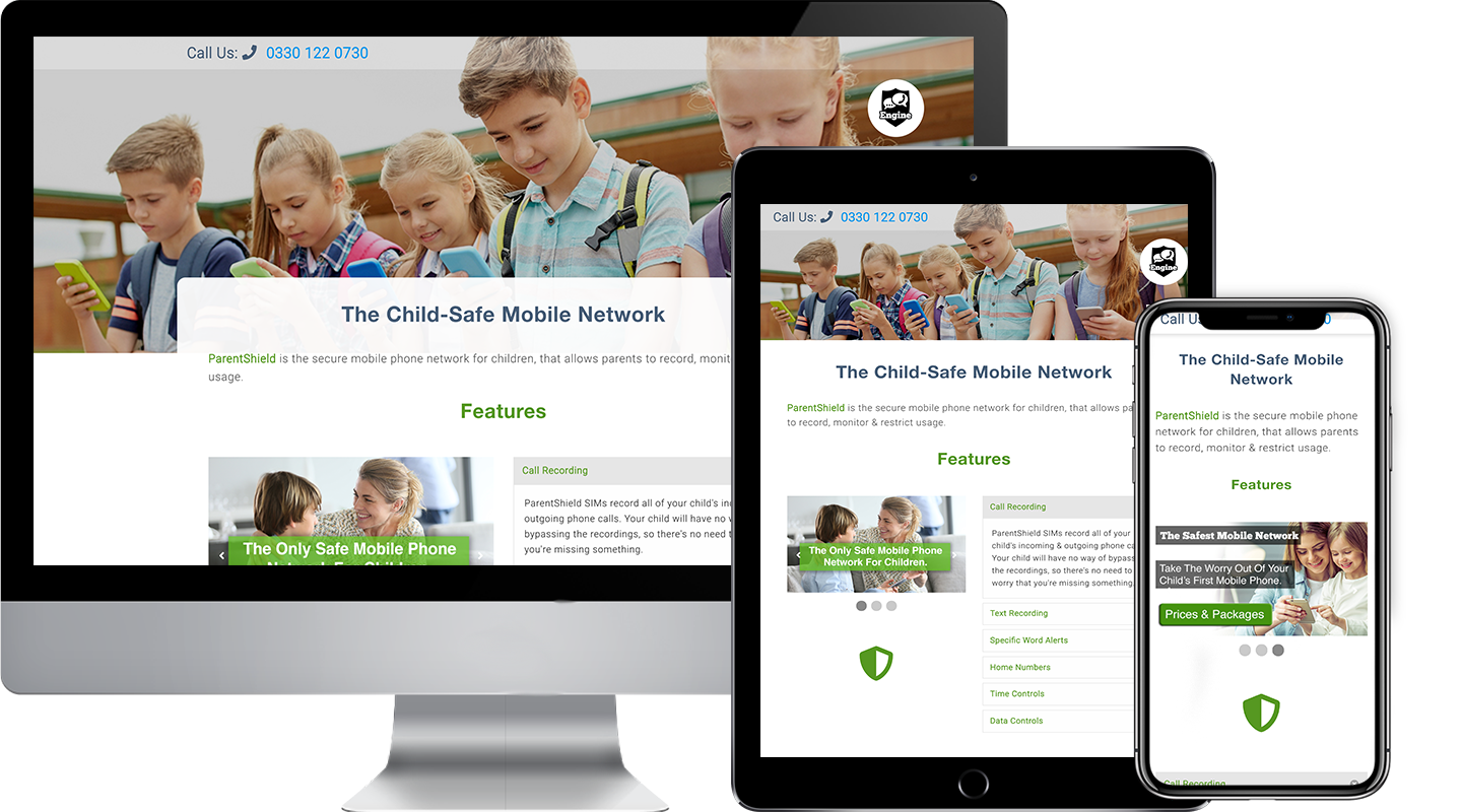 Parentshield responsive